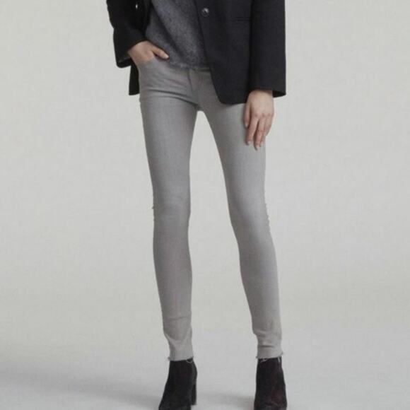 Rag & Bone Size 25 Grey Gray Skinny Jegging Jeans - Picture 3 of 3